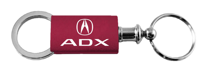 ADX Anodized Aluminum Valet Key Fob - Burgundy