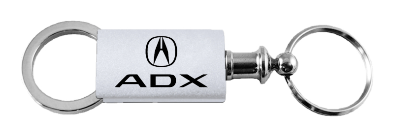 ADX Anodized Aluminum Valet Key Fob - Silver