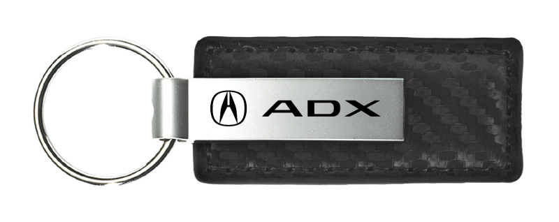 ADX Carbon Fiber Leather Key Fob - Black