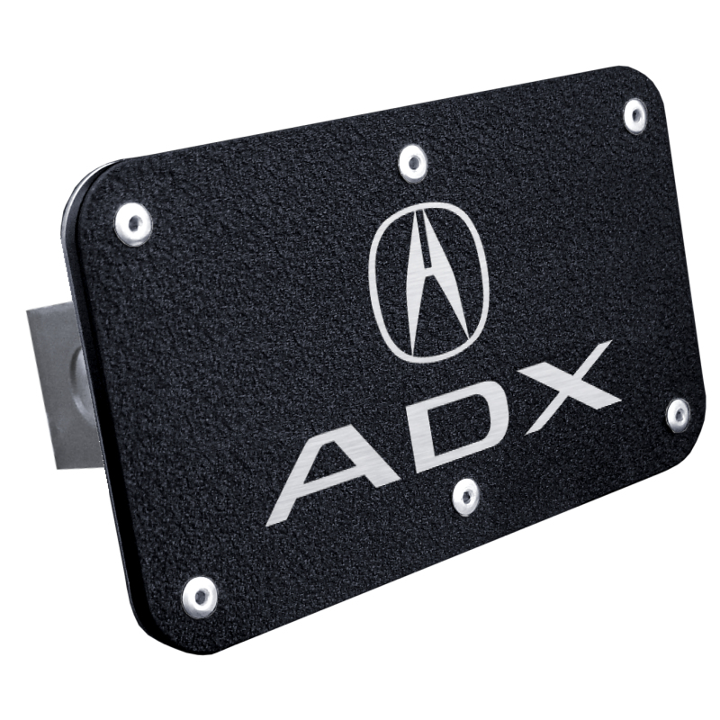 ADX Class II Trailer Hitch Plug - Laser Etched Rugged Black