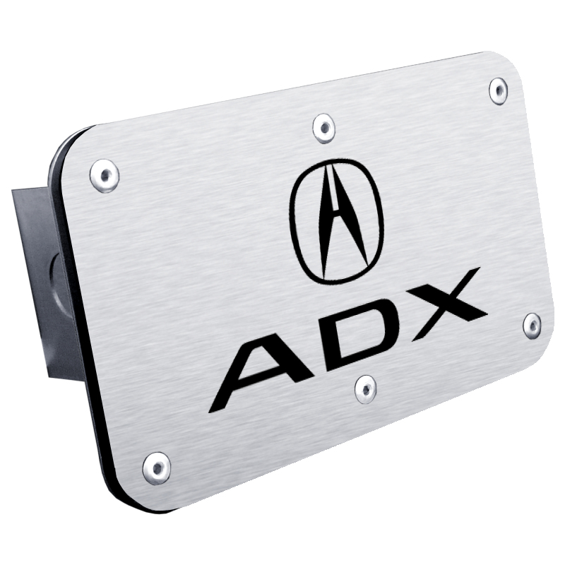 ADX Class III Trailer Hitch Plug - Laser Etched Brushed