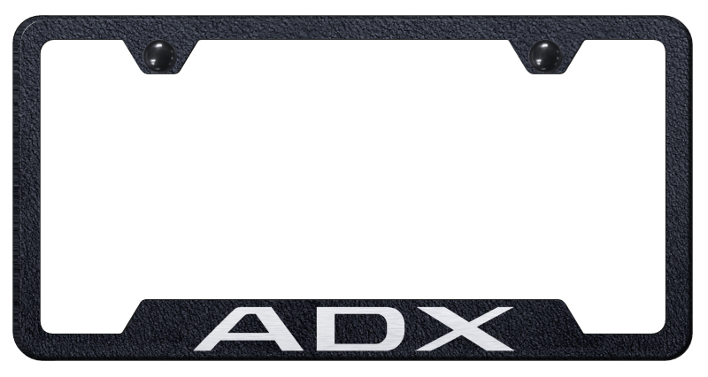 ADX Cut-Out Frame - Laser Etched Rugged Black