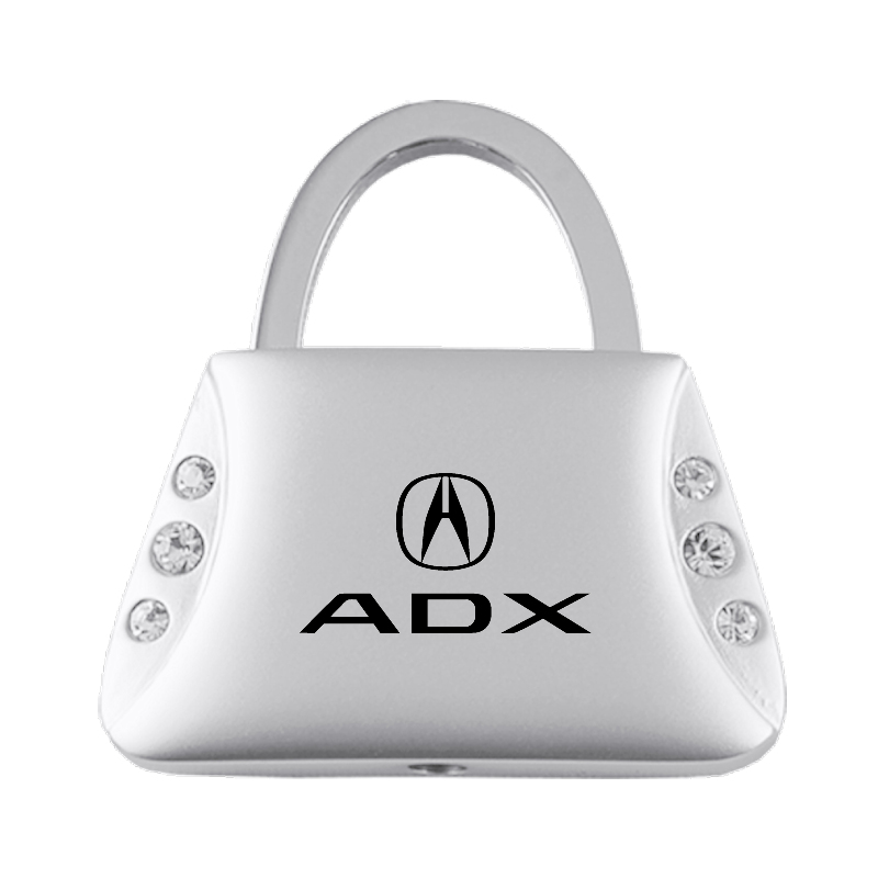 ADX Jeweled Purse Key Fob - Silver
