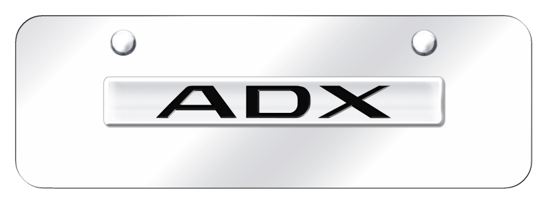 ADX Name Mini Plate - Chrome on Mirrored