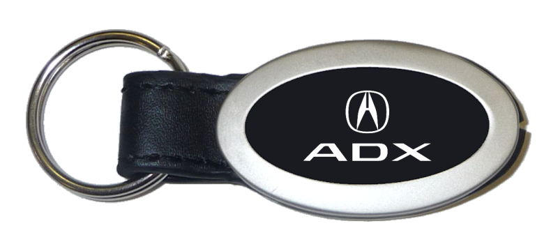 ADX Oval Leather Key Fob - Black