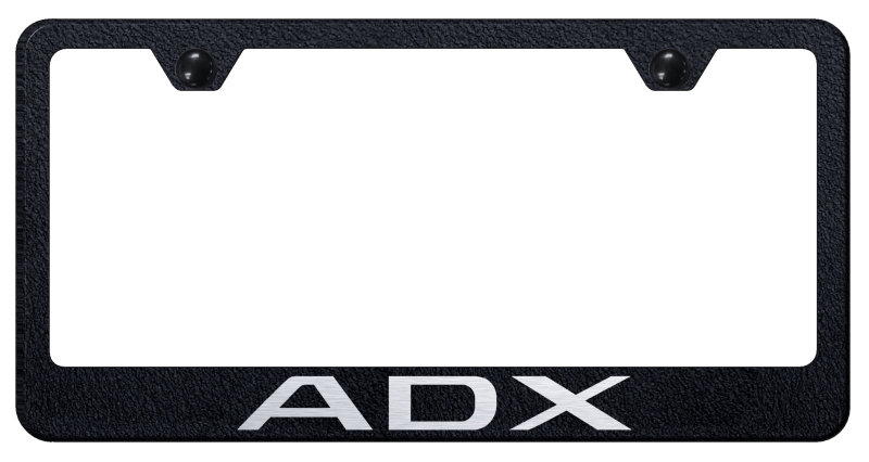 ADX Stainless Steel Frame - Laser Etched Rugged Black