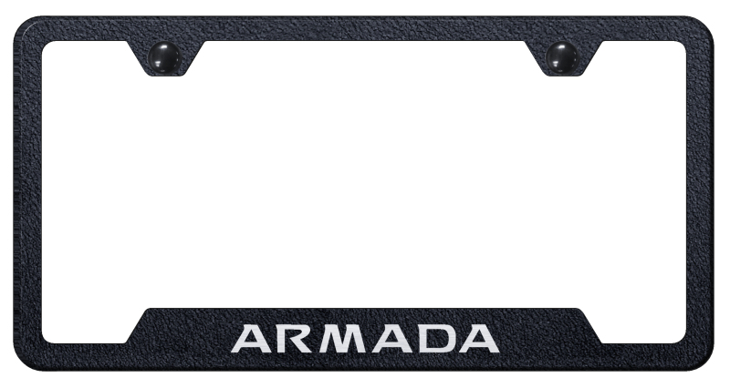 Armada Cut-Out Frame - Laser Etched Rugged Black
