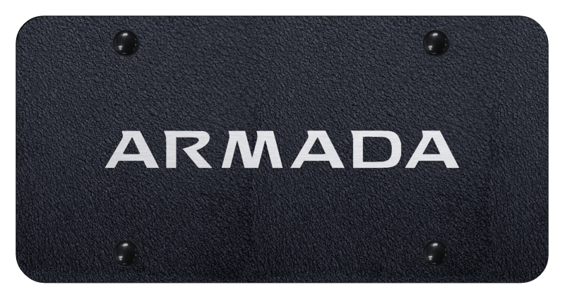 Armada License Plate - Laser Etched Rugged Black