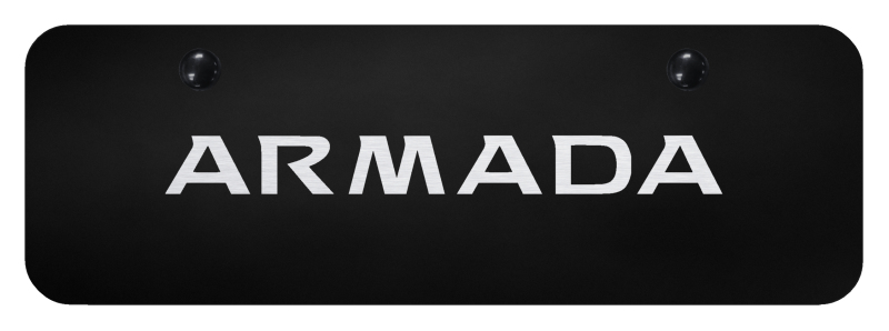 Armada Mini Plate - Laser Etched Black