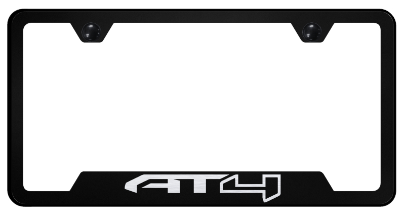 AT4 Cut-Out Frame - Laser Etched Black