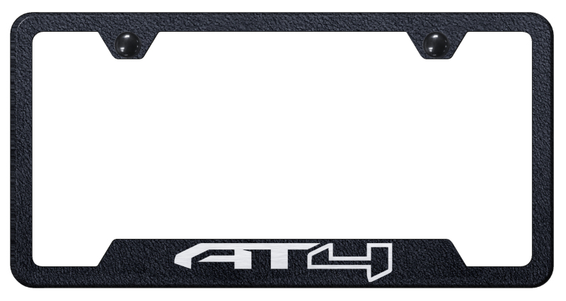 AT4 Cut-Out Frame - Laser Etched Rugged Black