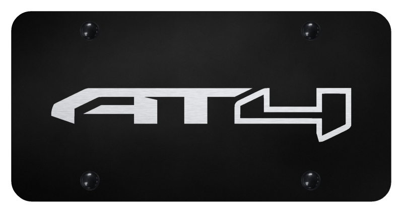 AT4 License Plate - Laser Etched Black