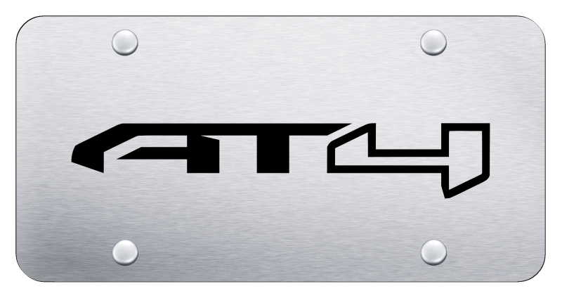 AT4 License Plate - Laser Etched Brushed