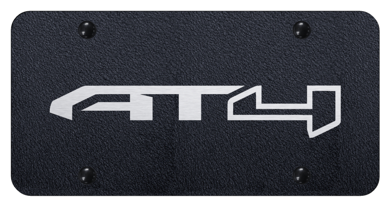 AT4 License Plate - Laser Etched Rugged Black