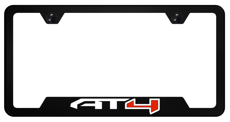 AT4 Red PC Notched Frame - UV Print on Black