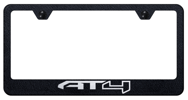 AT4 Stainless Steel Frame - Laser Etched Rugged Black