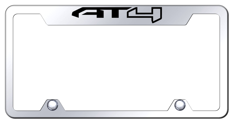 AT4 Steel Truck Cut-Out Frame - Laser Etched Mirrored