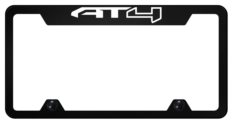 AT4 Steel Truck Cut-Out Frame - UV Print on Black