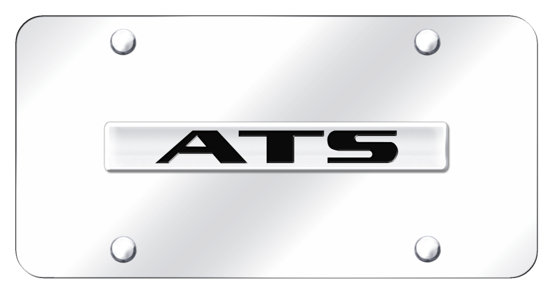 ATS Name License Plate - Chrome on Mirrored