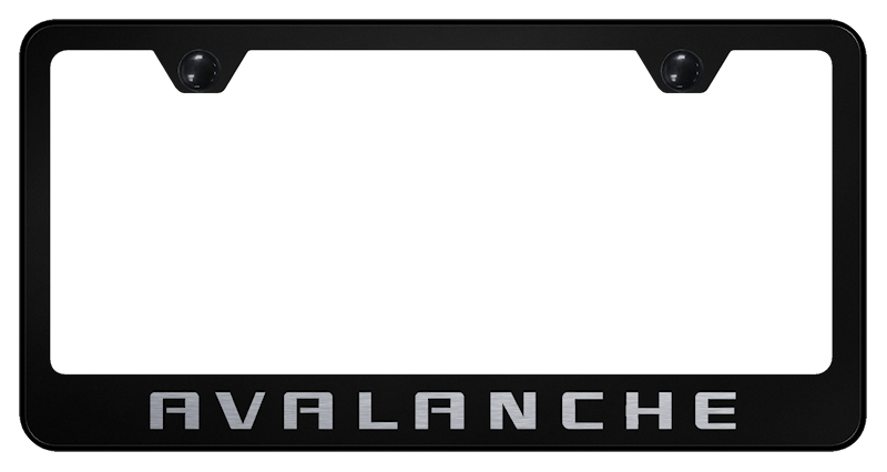 Avalanche Stainless Steel Frame - Laser Etched Black