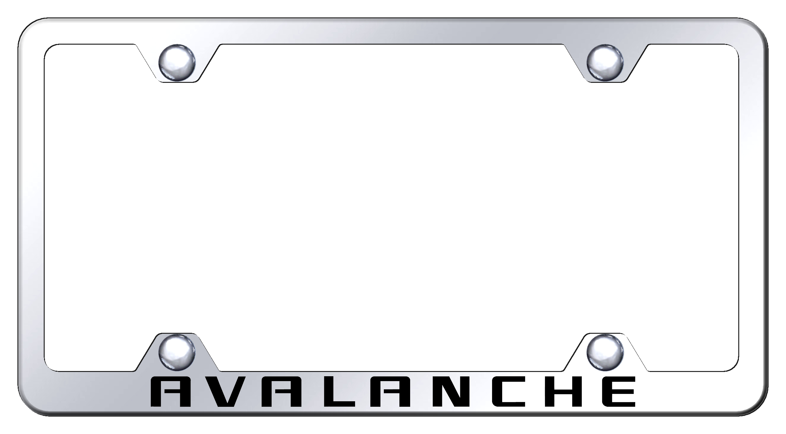 Avalanche Steel Wide Body Frame - Laser Etched Mirrored