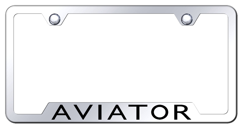 Aviator Cut-Out Frame - Laser Etched Mirrored