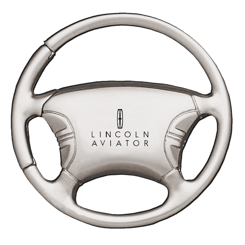 Aviator Steering Wheel Key Fob - Silver