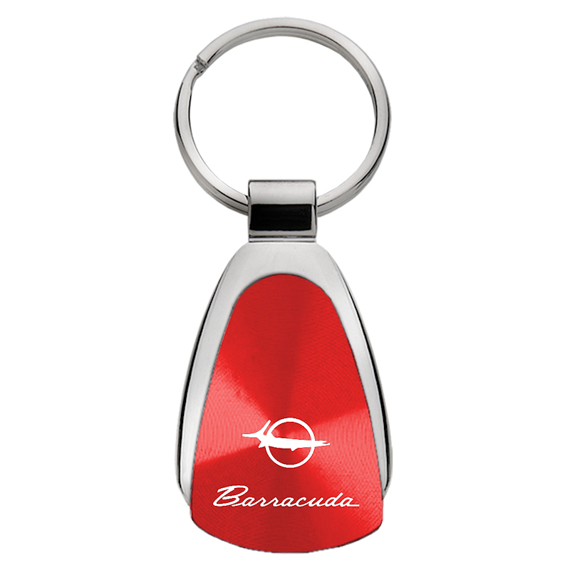 Barracuda Teardrop Key Fob - Red