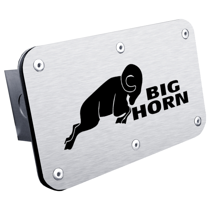 Big Horn Class III Trailer Hitch Plug - Brushed