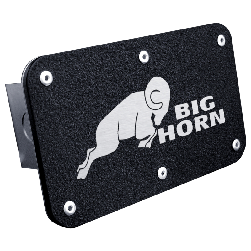 Big Horn Class III Trailer Hitch Plug - Rugged Black