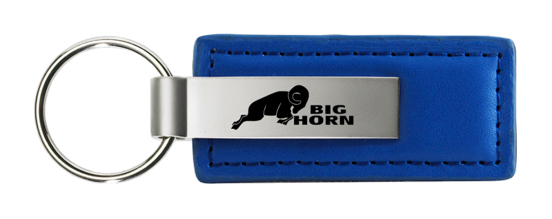Big Horn Leather Key Fob - Blue