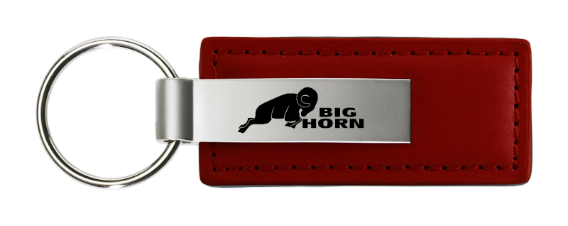 Big Horn Leather Key Fob - Burgundy