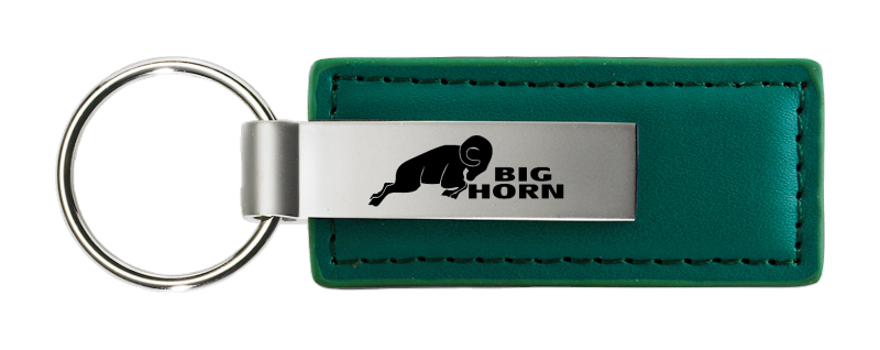 Big Horn Leather Key Fob - Green