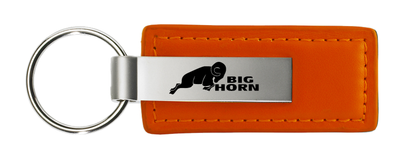 Big Horn Leather Key Fob - Orange