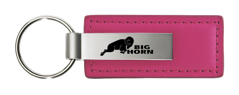 Big Horn Leather Key Fob - Pink