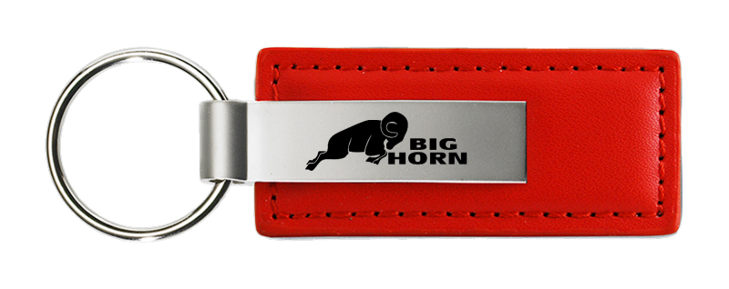 Big Horn Leather Key Fob - Red