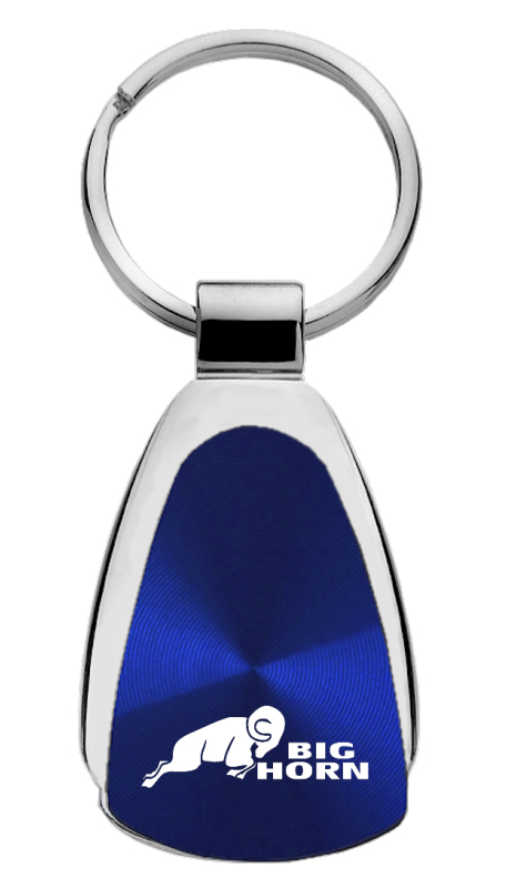 Big Horn Teardrop Key Fob - Blue