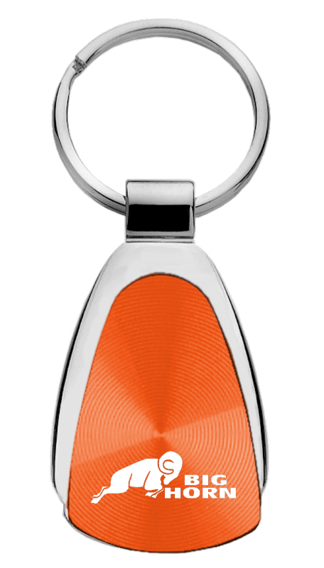Big Horn Teardrop Key Fob - Orange