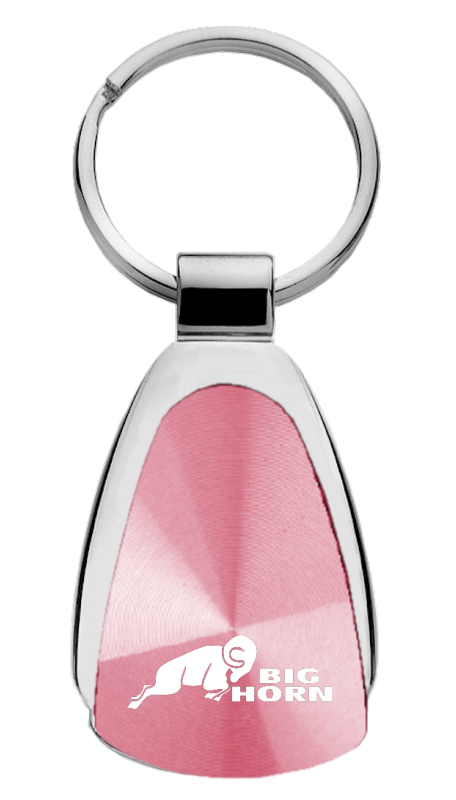 Big Horn Teardrop Key Fob - Pink