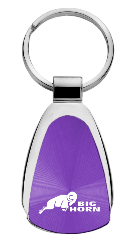 Big Horn Teardrop Key Fob - Purple