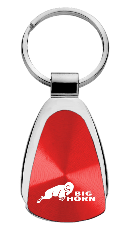 Big Horn Teardrop Key Fob - Red