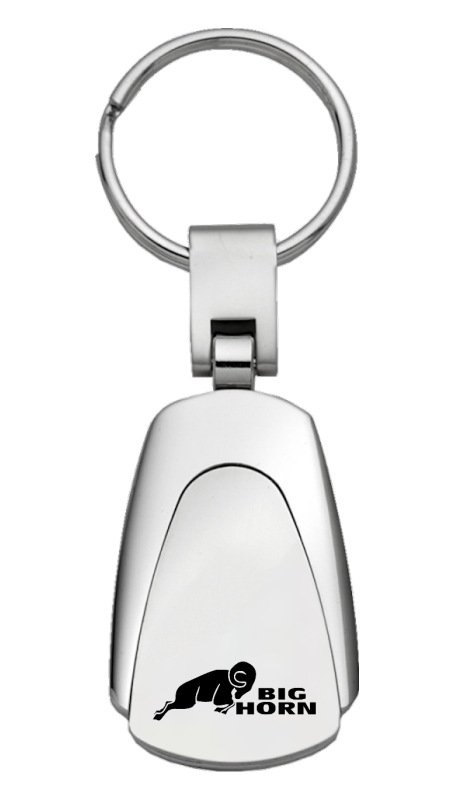 Big Horn Teardrop Key Fob - Silver