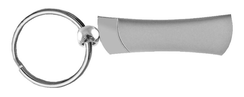 Blank Blade Key Fob - Silver