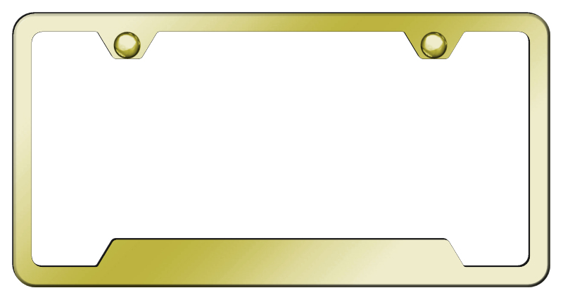 Blank Cut-Out Frame - Gold