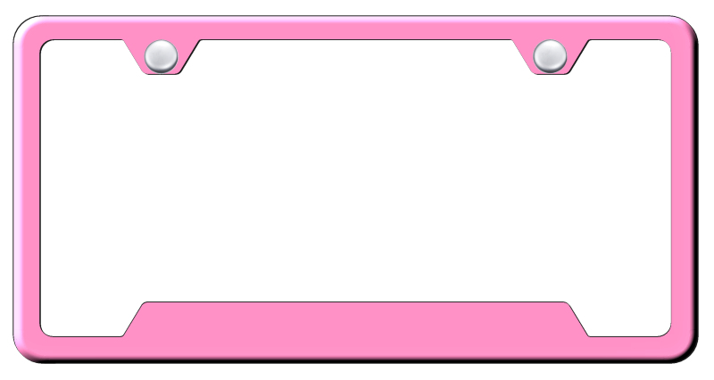 Blank Cut-Out Frame - Pink
