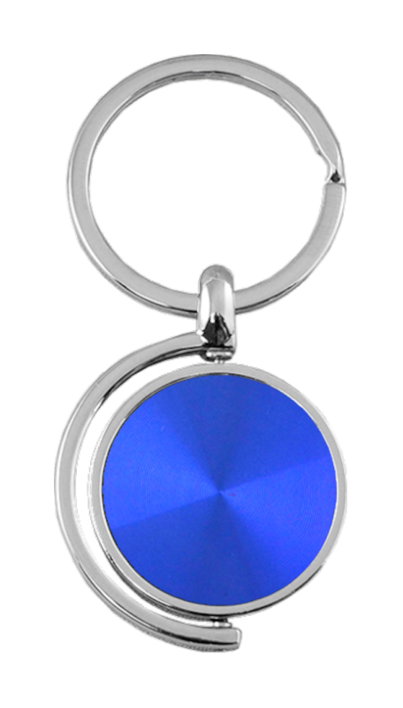 Blank Spinner Key Fob - Blue