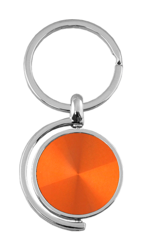 Blank Spinner Key Fob - Orange