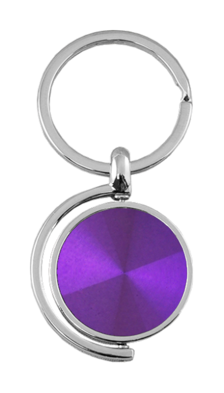 Blank Spinner Key Fob - Purple