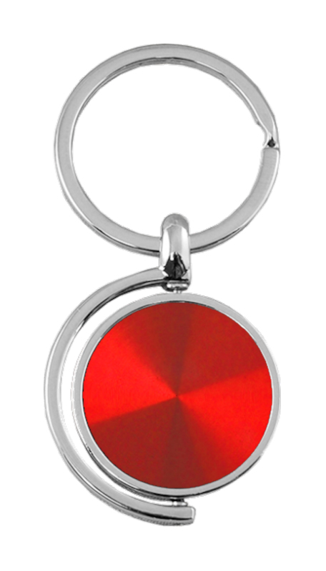 Blank Spinner Key Fob - Red