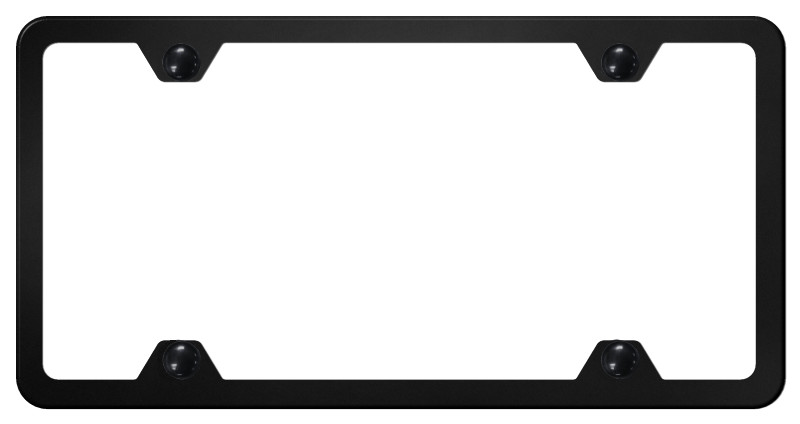 Blank Stainless Steel Frame - Black